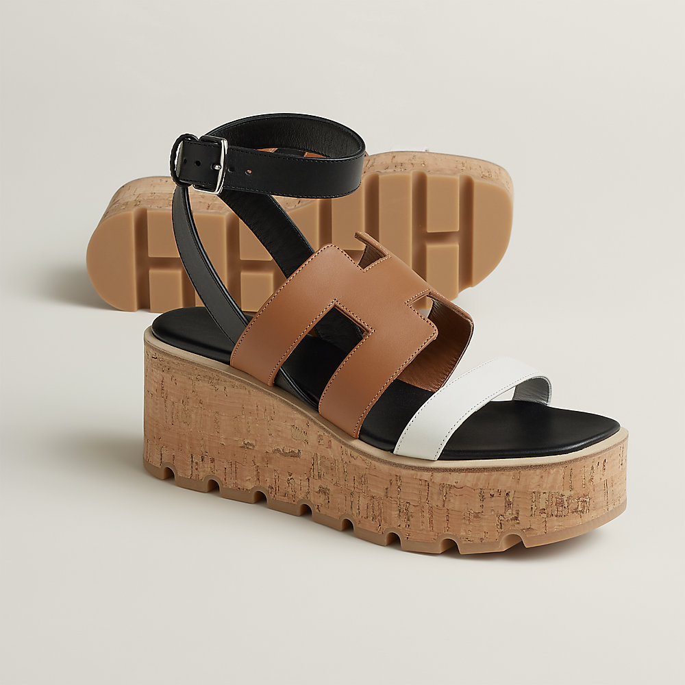 Louis vuitton discount boundary flatform sandal